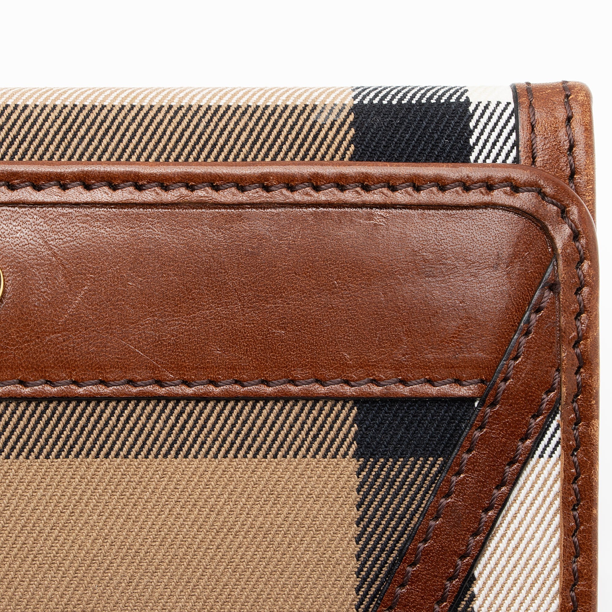 Burberry House Check Bridle Penrose Continental Wallet (SHF-Nqh5fC)