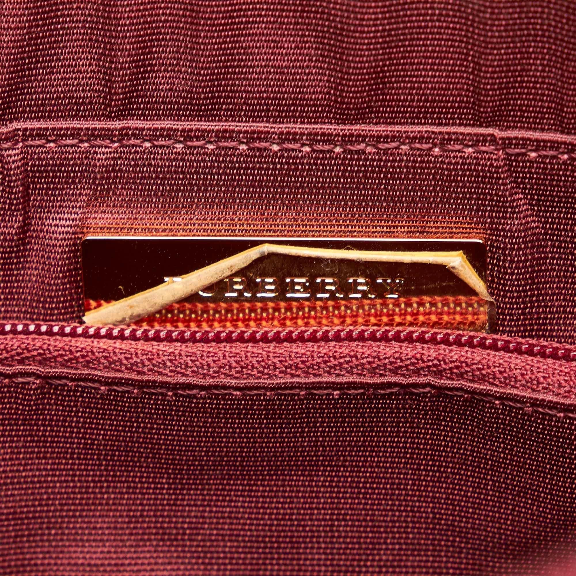 Burberry House Check Canvas Handbag (SHG-20443)