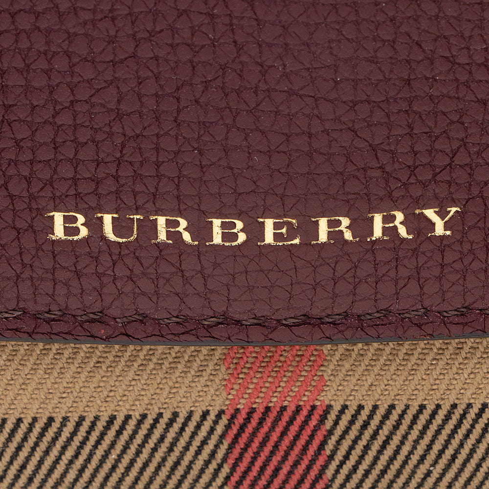 Burberry House Check Continental Wallet (SHF-20805)