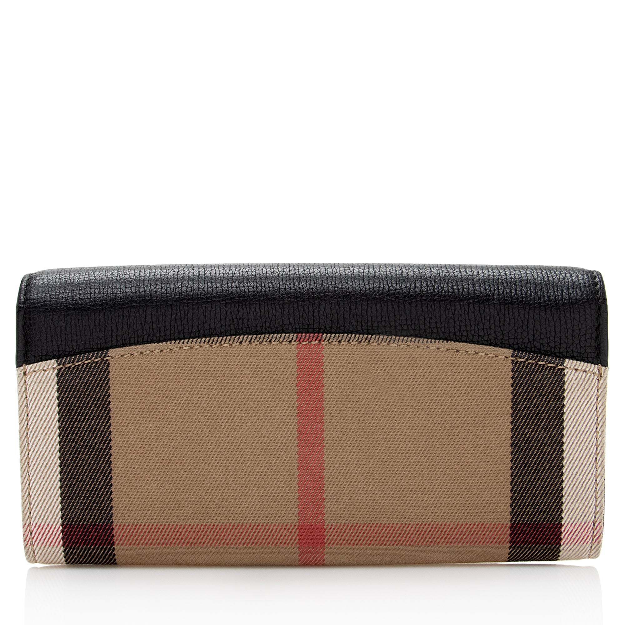 Burberry House Check Continental Wallet (SHF-22898)