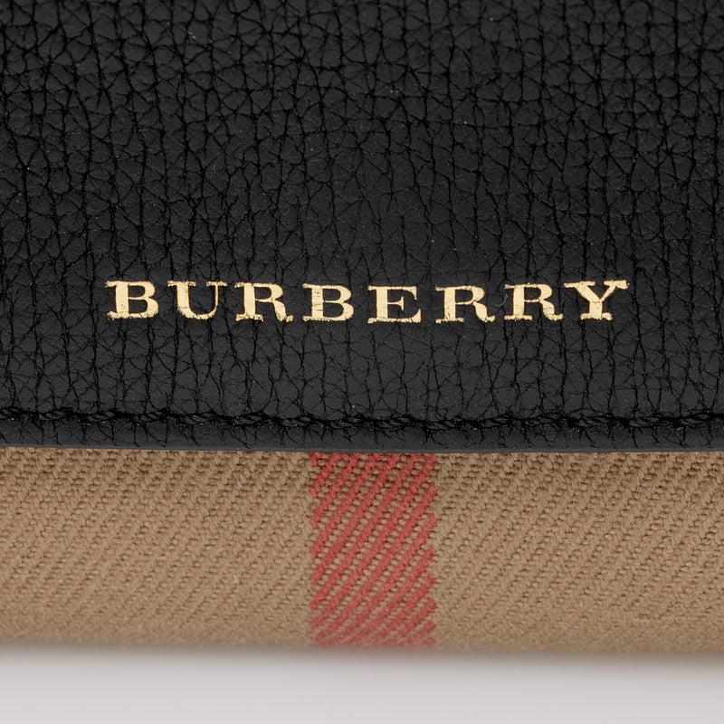 Burberry Black TB Continental Wallet
