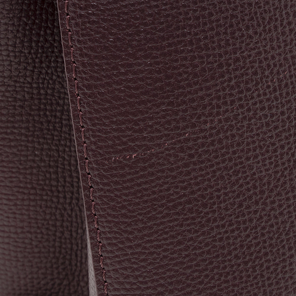 Burberry House Check Leather Banner Small Tote (SHF-19217)