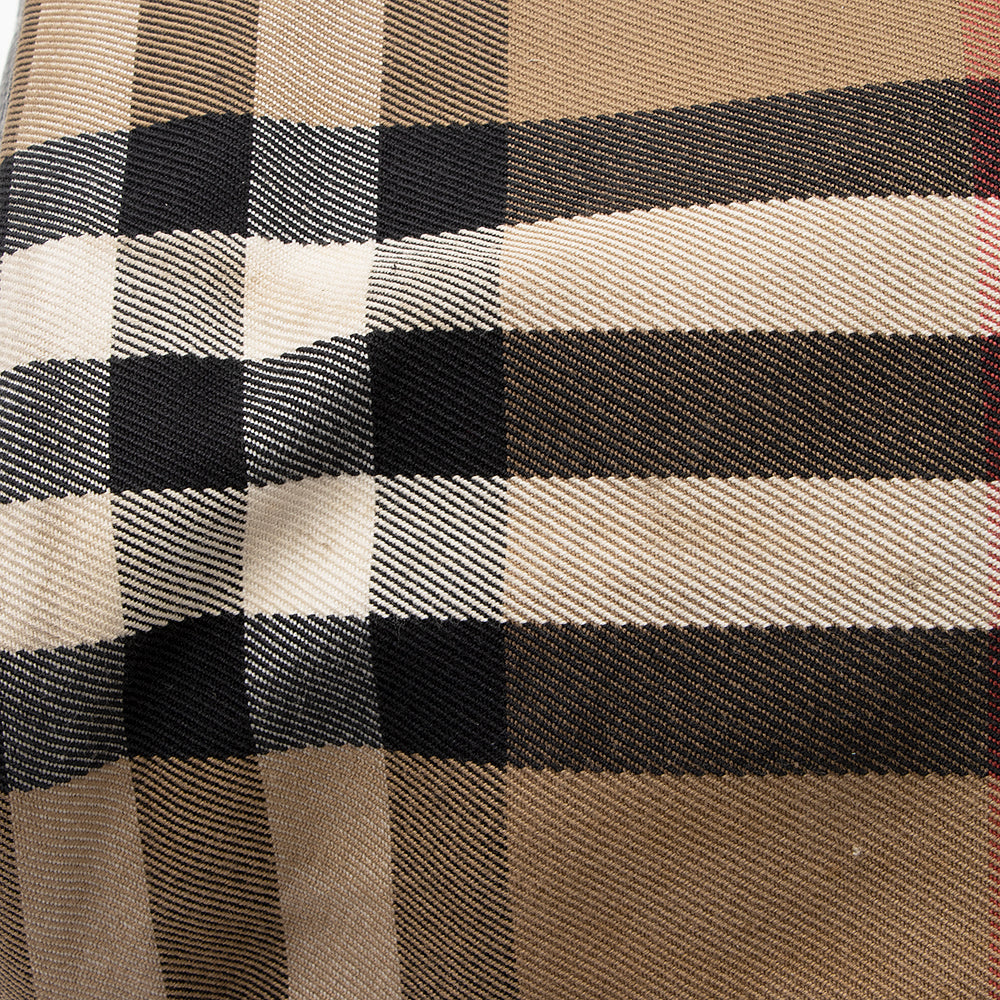 Burberry House Check Sycamore Medium Hobo (SHF-22098)