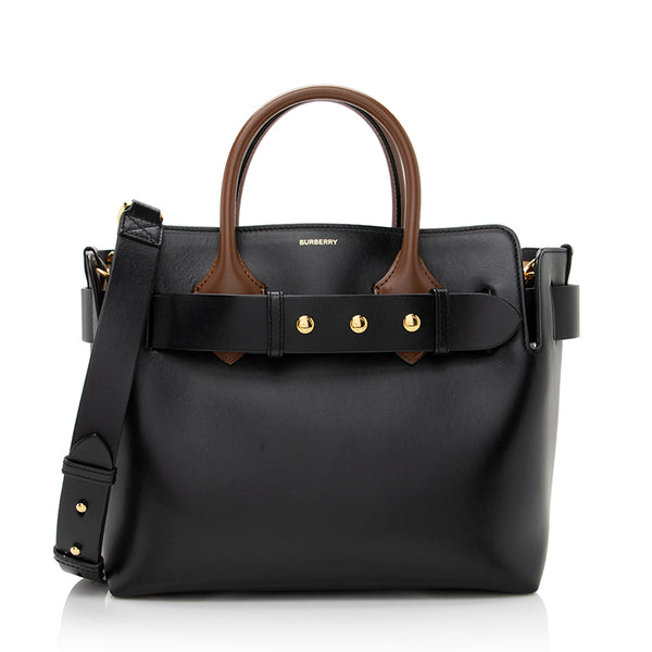 Burberry Leather Belted Marais Small Tote (SHF-22102)