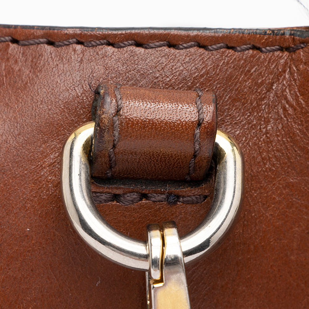 Burberry Leather Convertible Satchel (SHF-17987)