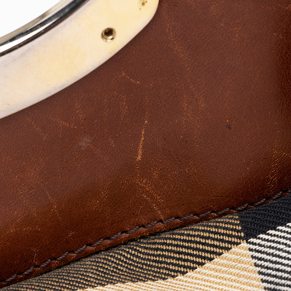 Burberry Leather Convertible Satchel (SHF-17987)