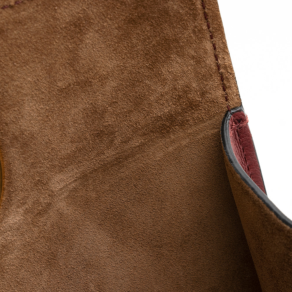 Burberry Leather Crest Grommet Detail Tote (SHF-20382)