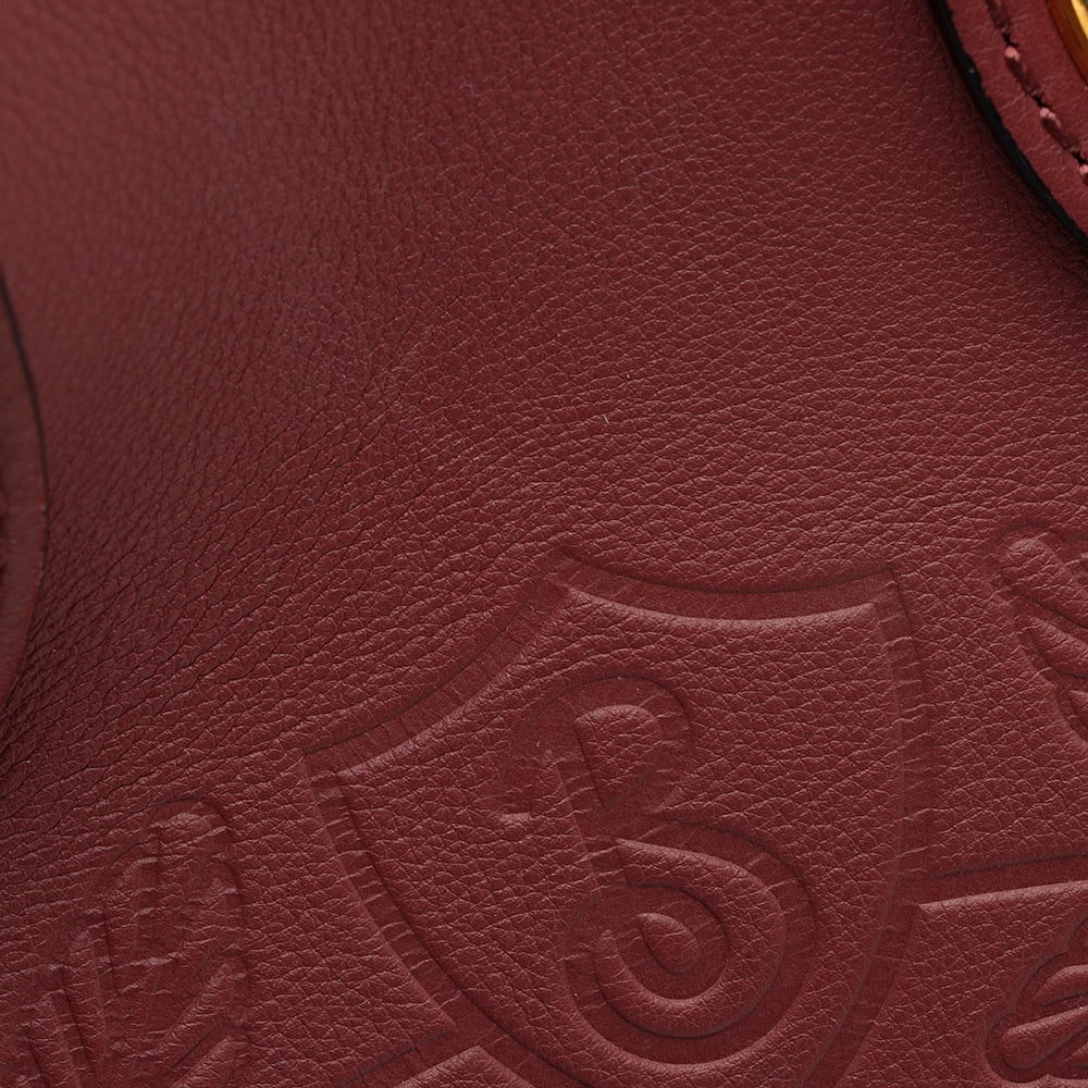 Burberry Leather Crest Grommet Detail Tote (SHF-20382)
