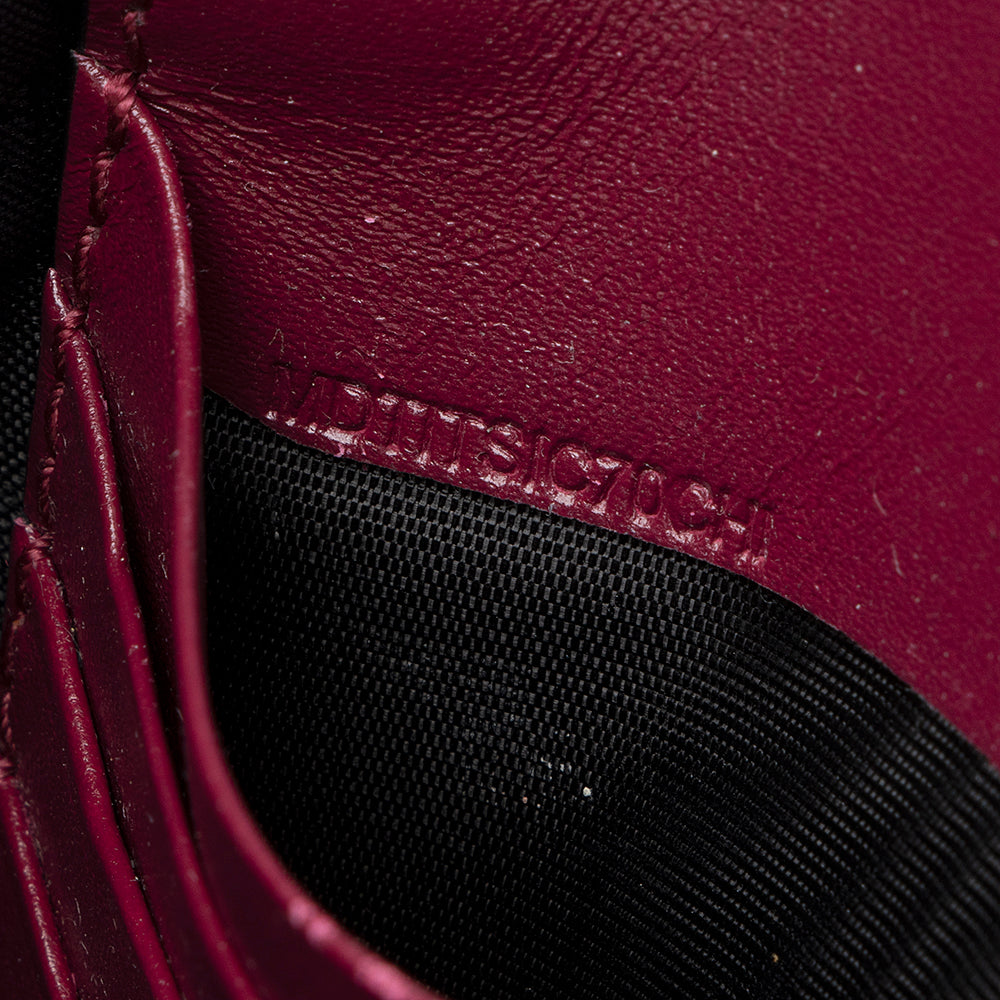 Burberry Leather Embossed Check Peyton Crossbody Bag (SHF-19230)