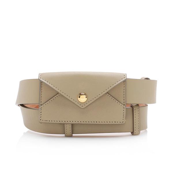 Burberry Leather Envelope Belt Bag - Size 36 / 90 (SHF-13193)