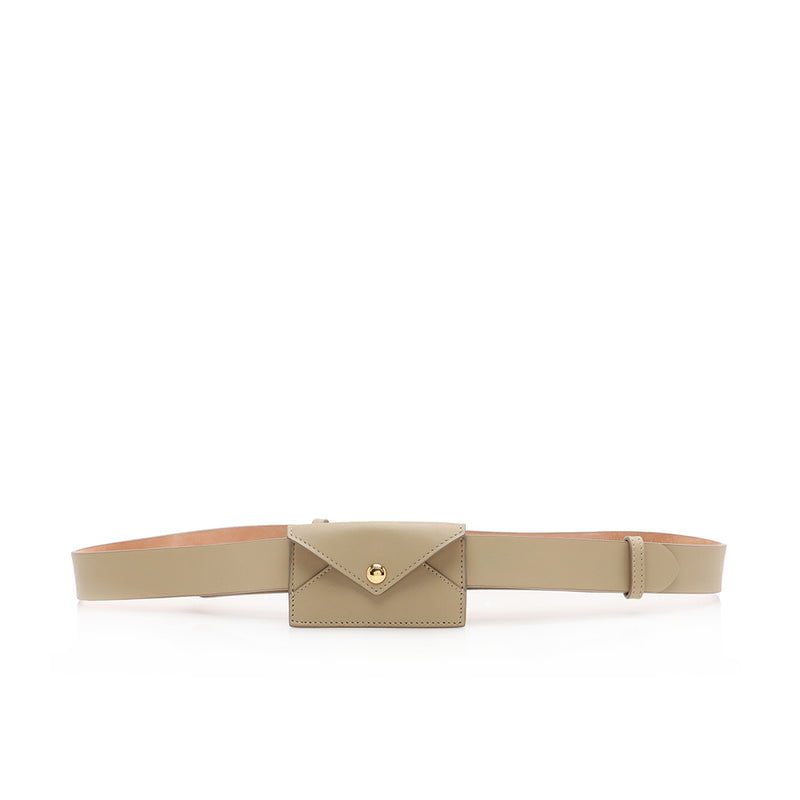 Burberry Leather Envelope Belt Bag - Size 36 / 90 (SHF-13193)