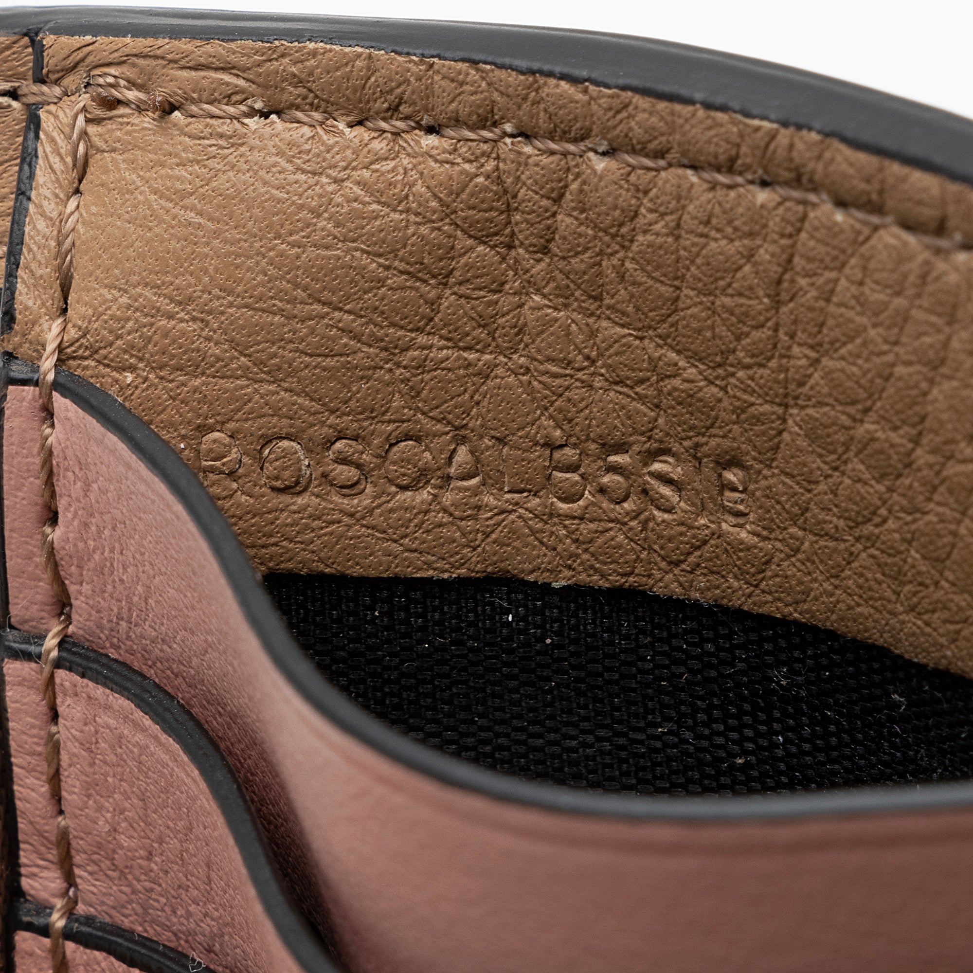 Burberry Leather Equestrian Knight Zip Card Case (SHF-22444)