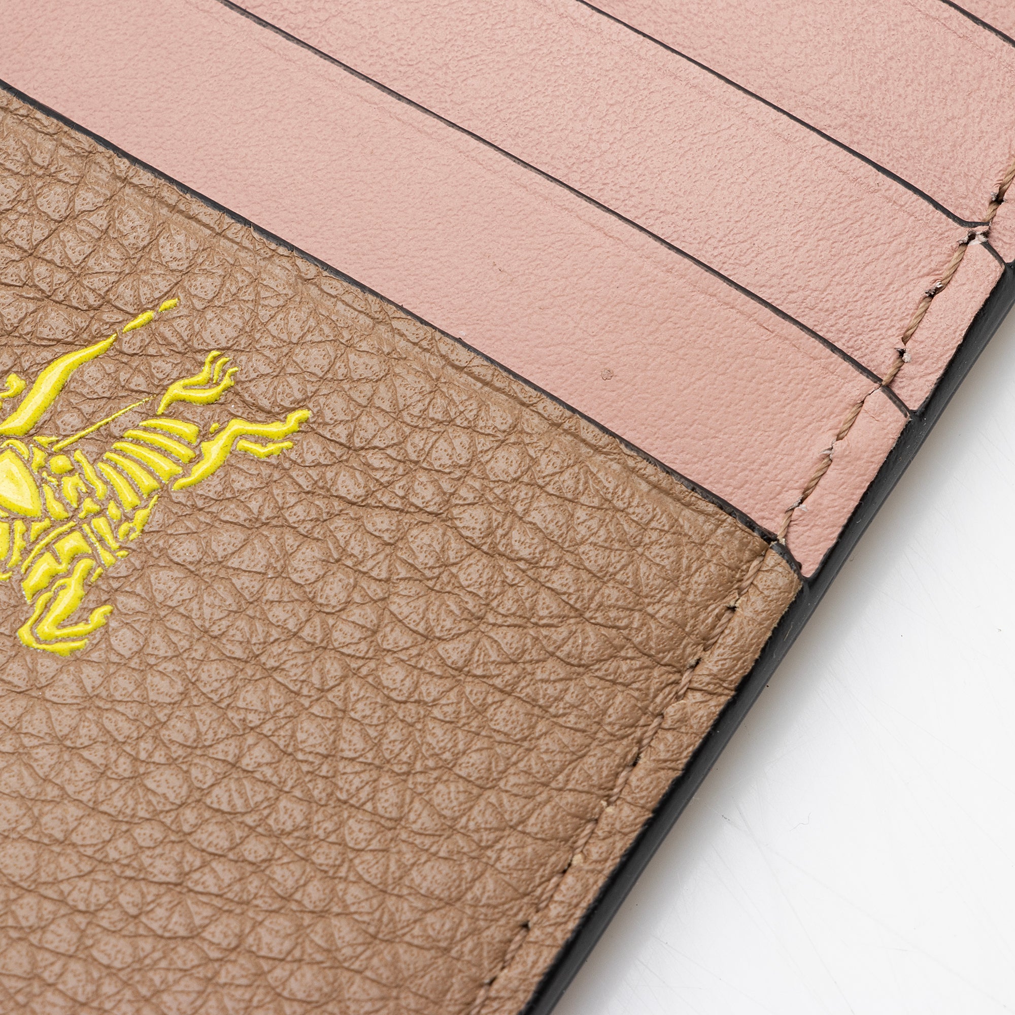 Burberry Leather Equestrian Knight Zip Card Case (SHF-22444)
