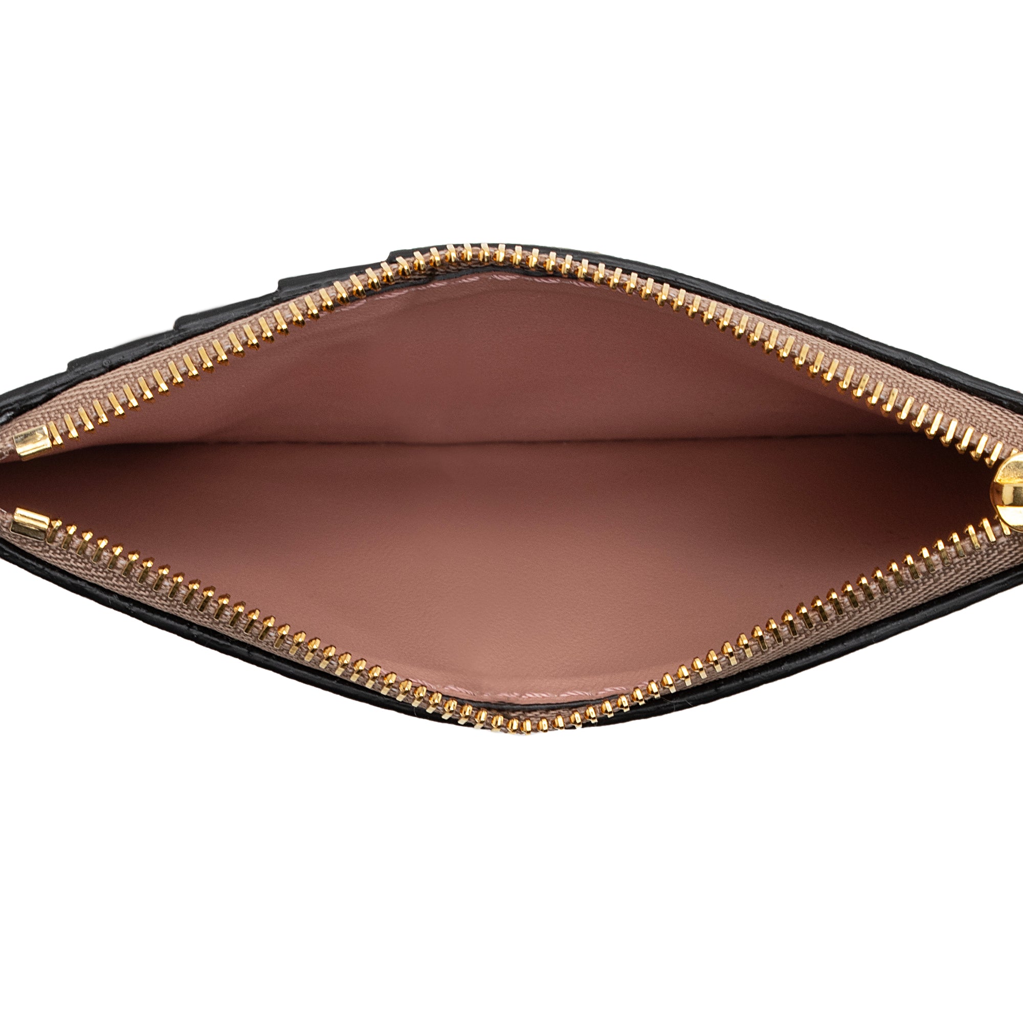 Burberry Leather Equestrian Knight Zip Card Case (SHF-22444)