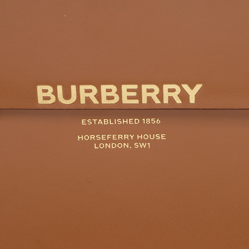 Burberry Monogram TB Bridle Grace Small Flap Shoulder Bag (SHF