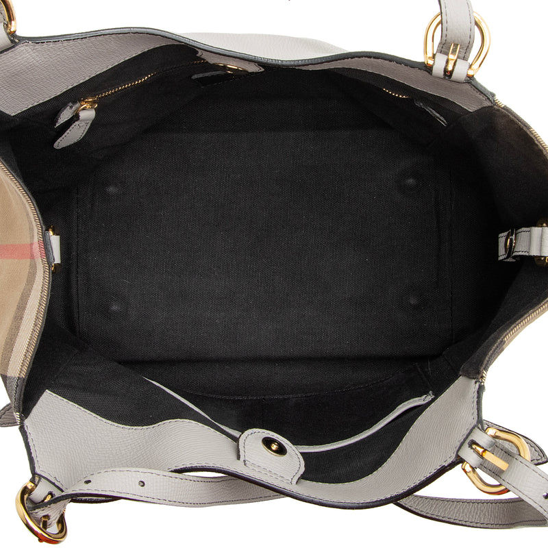 Burberry Check Horseshoe Bag - Guaranteed Authentic Designer Bags