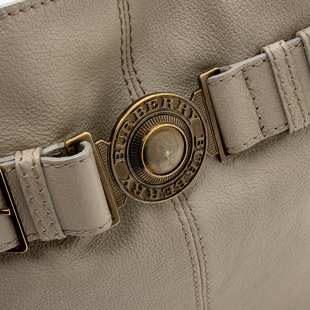 Burberry Leather Lambeth Hobo - FINAL SALE (SHF-20433)