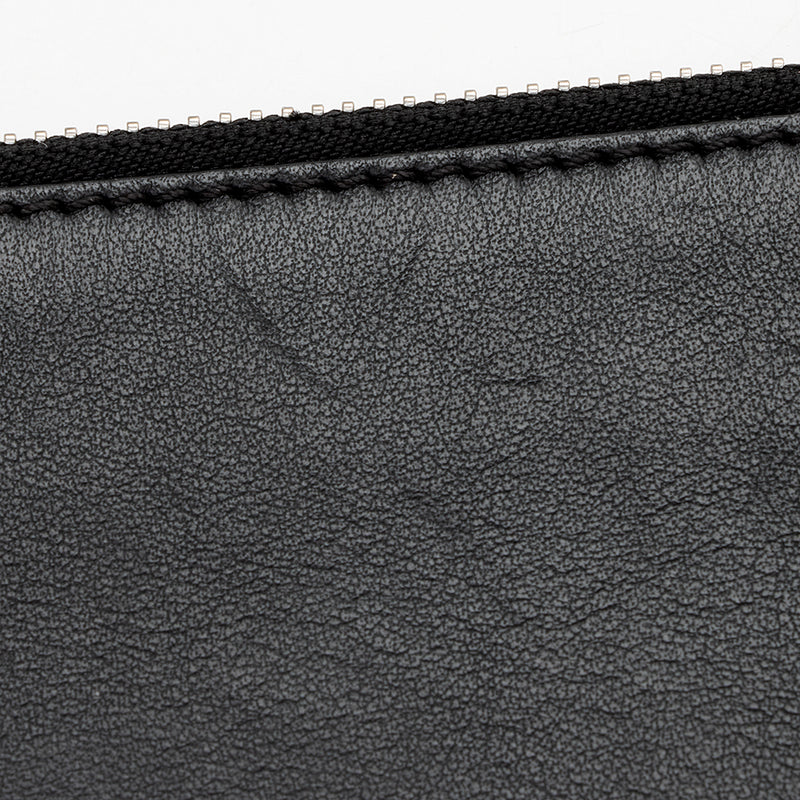 Burberry Leather Logo Wristlet (SHF-16604)