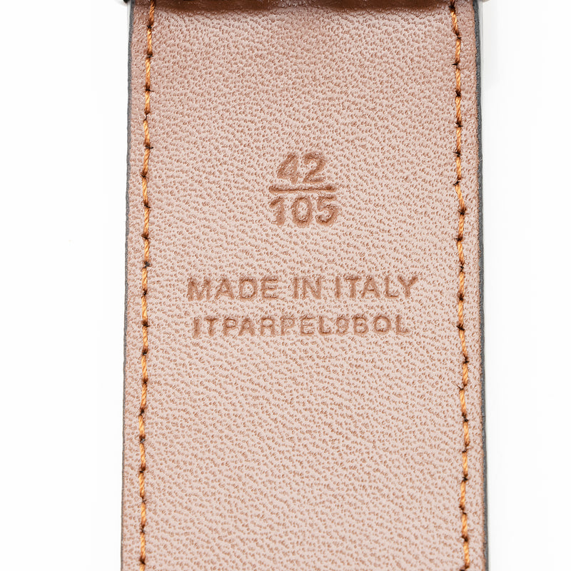 Burberry Leather Reversible TB Monogram Belt - Size 42 / 105 (SHF-22259)