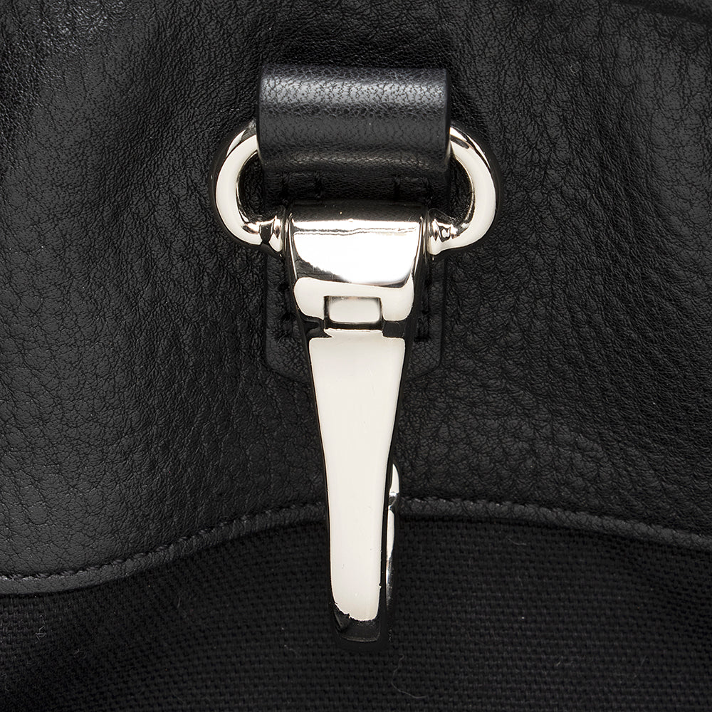 Burberry Leather Studded Susanna Bucket Bag (SHF-20065)