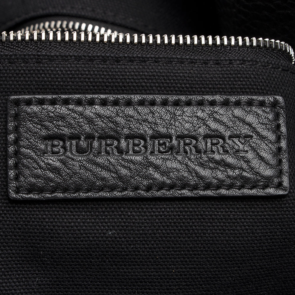 Burberry Leather Studded Susanna Bucket Bag (SHF-20065)