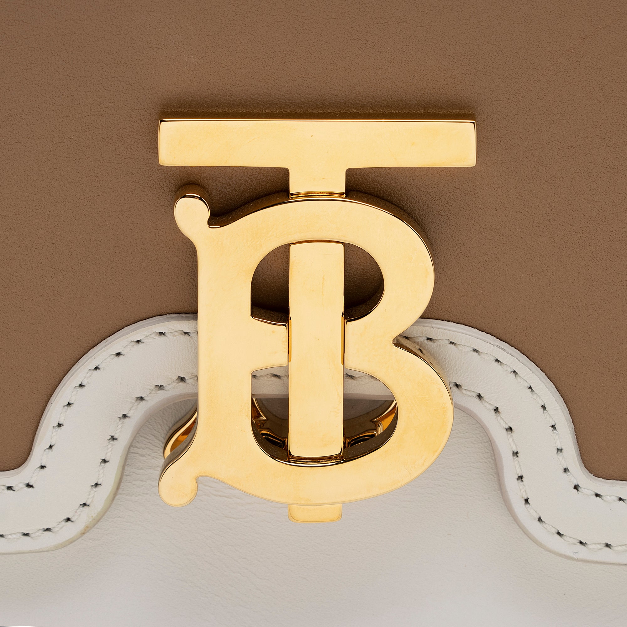 Burberry Leather TB Flap Medium Shoulder Bag (SHF-22177)