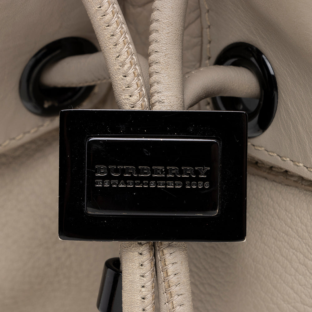 Burberry Leather Warrior Hobo (SHF-16558)