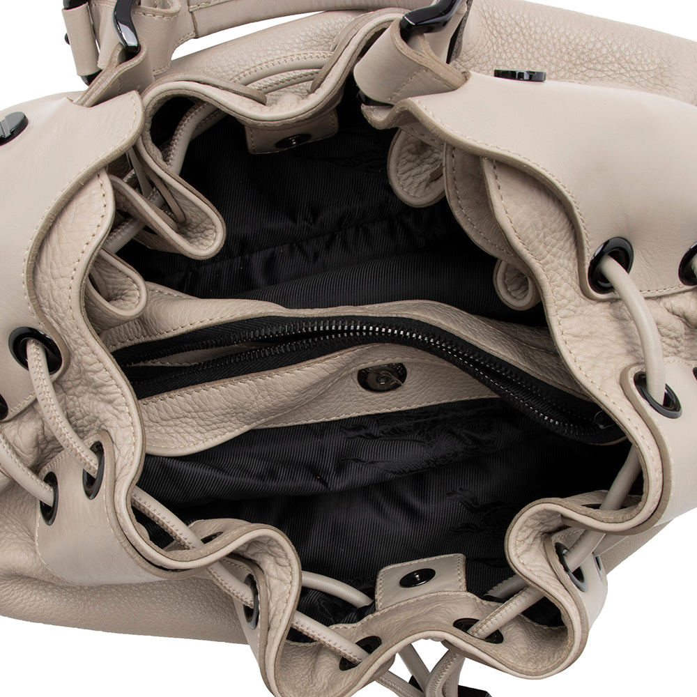 Burberry Leather Warrior Hobo (SHF-16558)