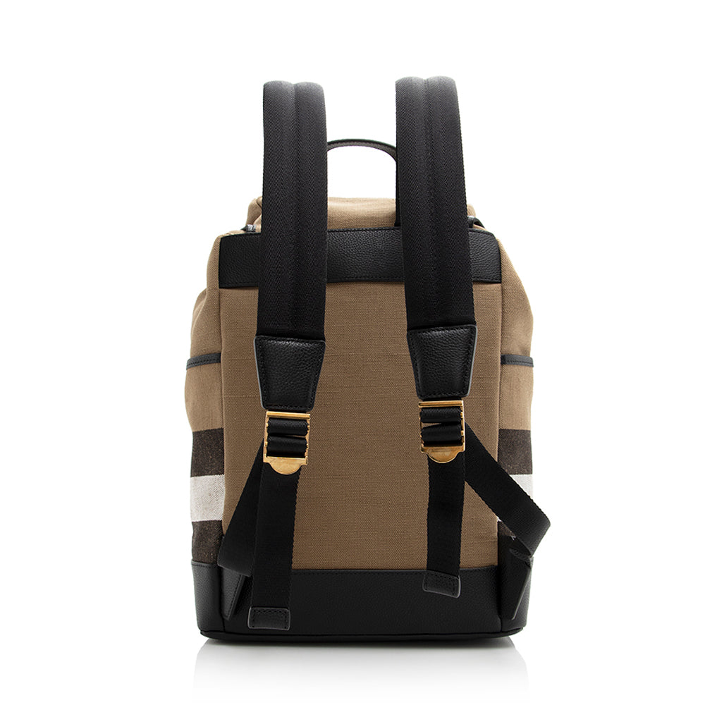 Burberry Mega Check Drifton Backpack (SHF-21460)