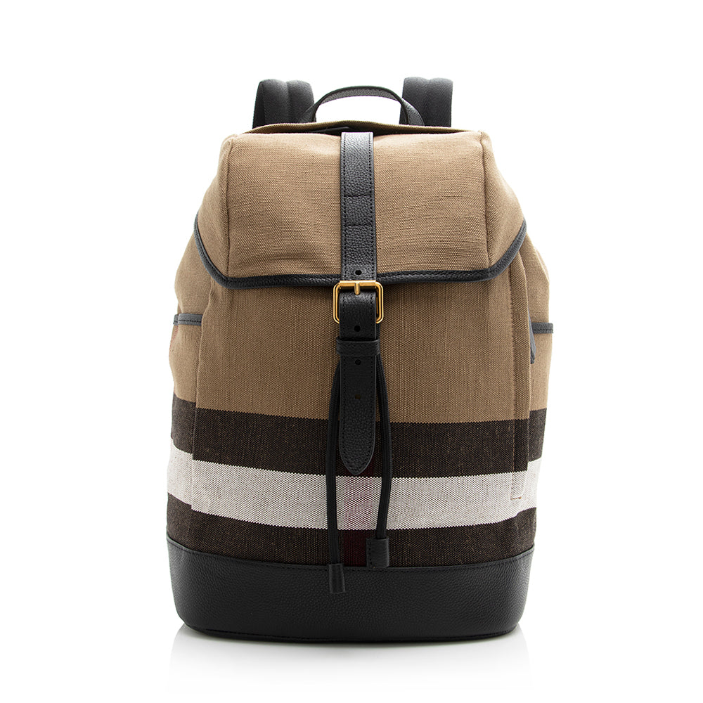 Burberry Mega Check Drifton Backpack (SHF-21460)