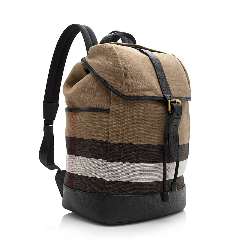 Burberry Mega Check Drifton Backpack (SHF-21460)