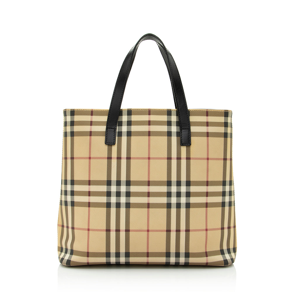 Burberry Nova Check Medium Tote (SHF-21734)