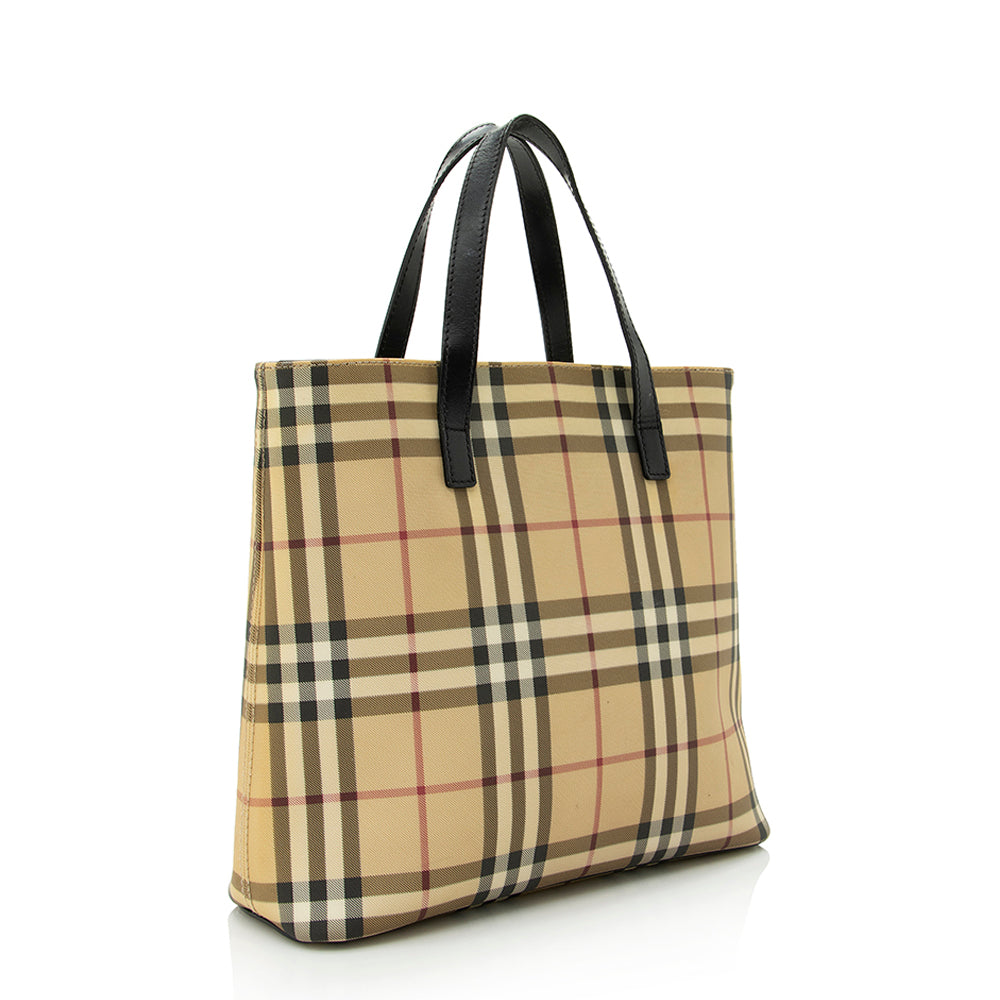 Burberry Nova Check Medium Tote (SHF-21734)