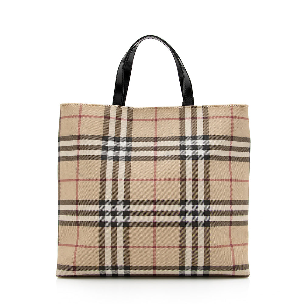 Burberry Nova Check Tote (SHF-15909)