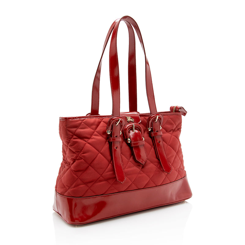 Burberry Nylon Quilted Tote (SHF-16328)