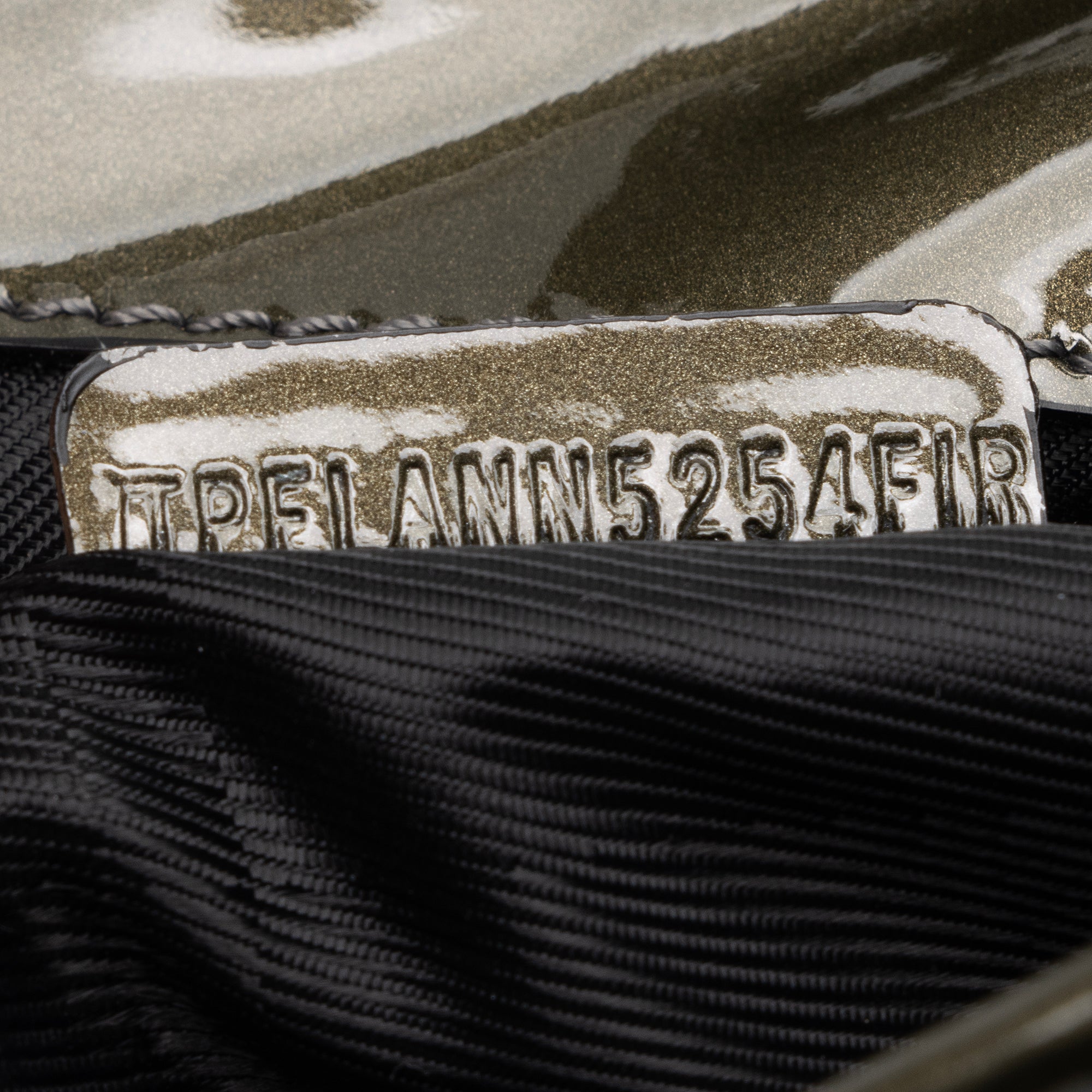 Burberry Patent Leather Studded Brook Hobo (SHF-23635)