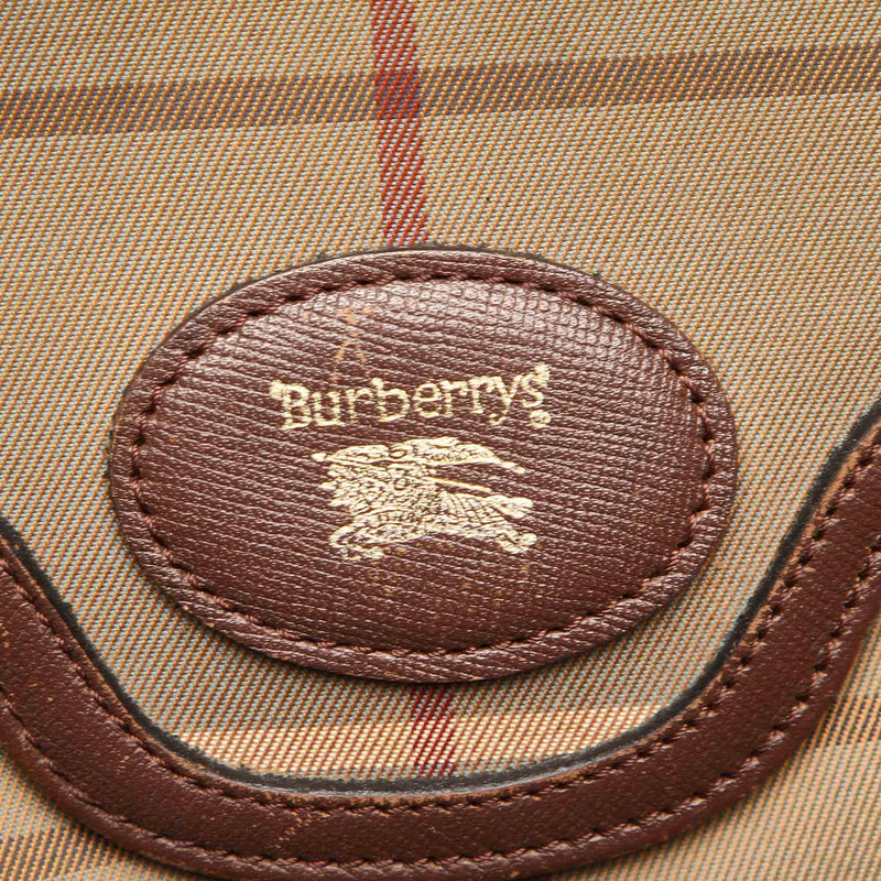 Burberry Plaid Canvas Crossbody Bag (SHG-22411)