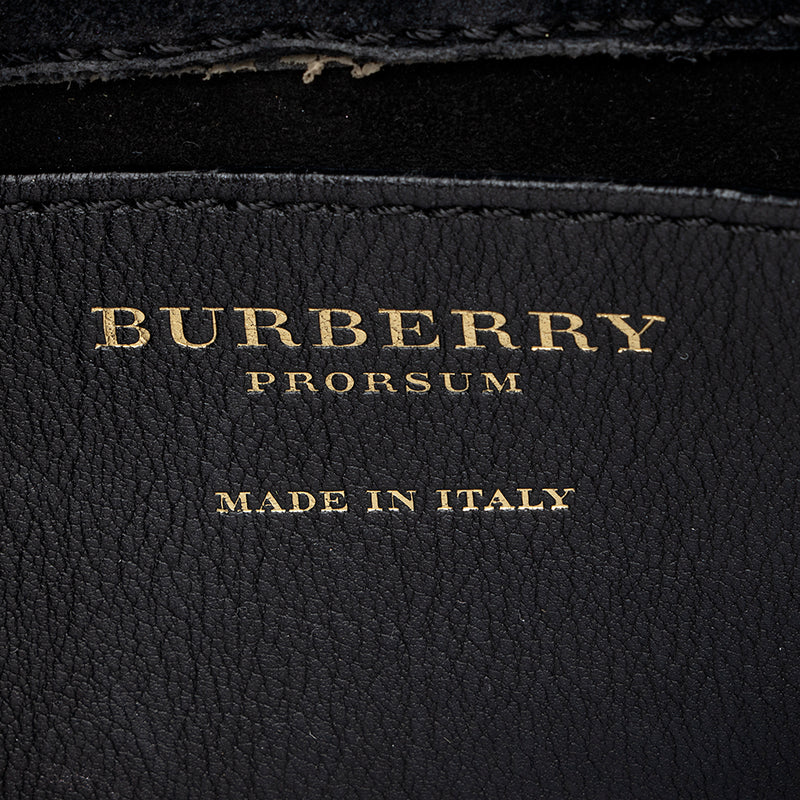 Burberry Prorsum Housecheck Buckle Crossbody Bag (SHF-14992)