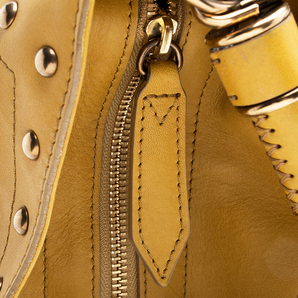 Burberry Prorsum Leather Studded Hobo (SHF-21913)