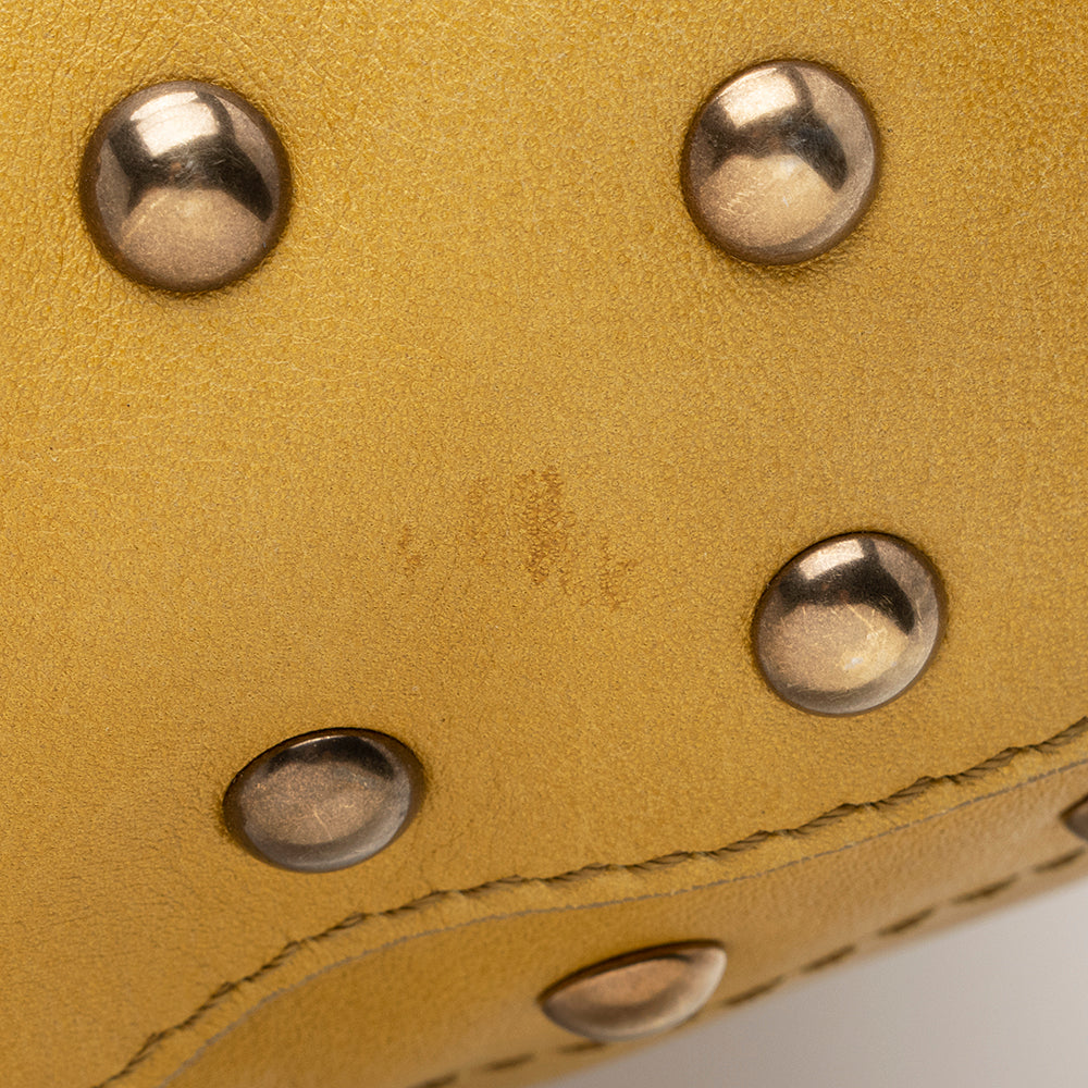 Burberry Prorsum Leather Studded Hobo (SHF-21913)