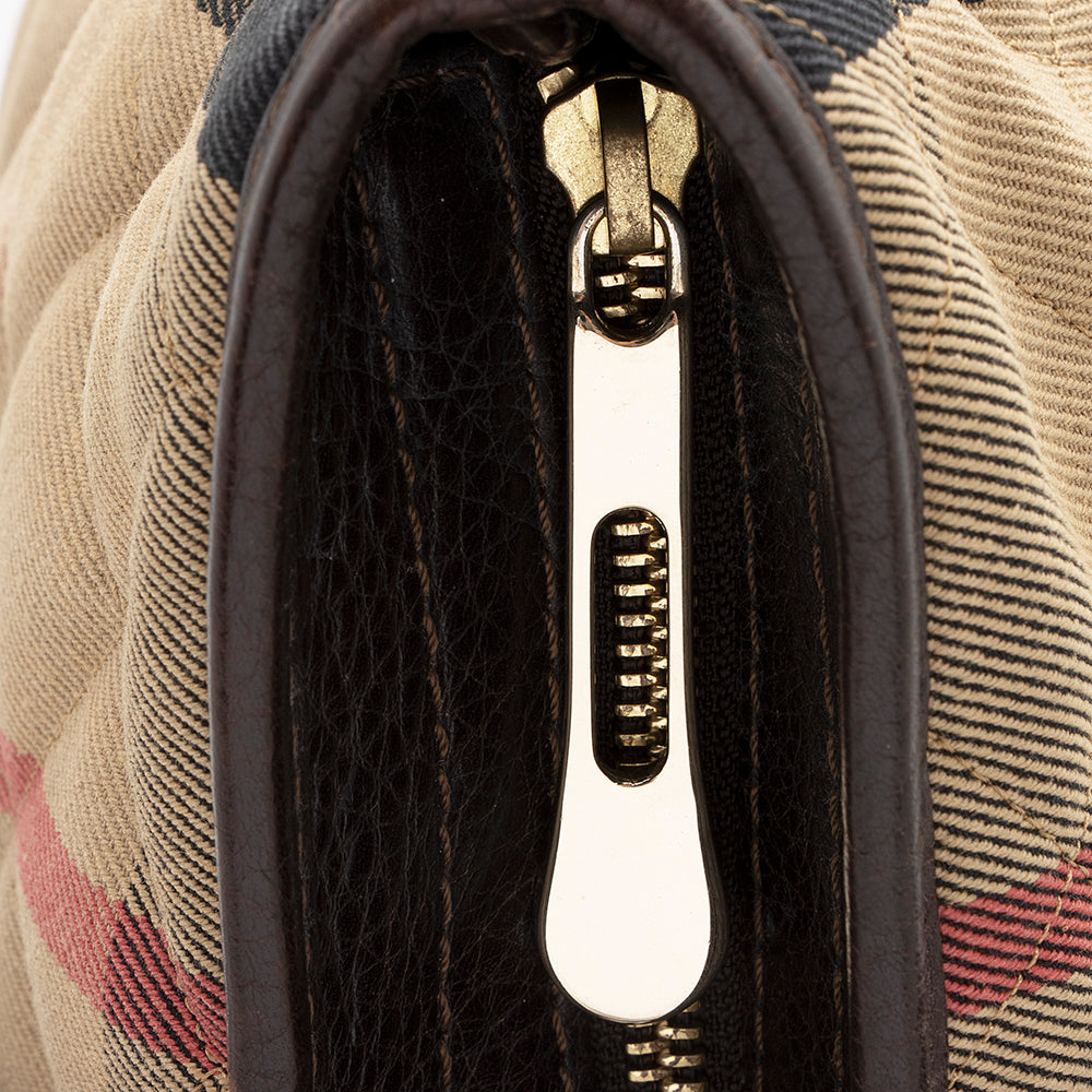 Burberry Quilted House Check Manor Tote - FINAL SALE (SHF-17164)