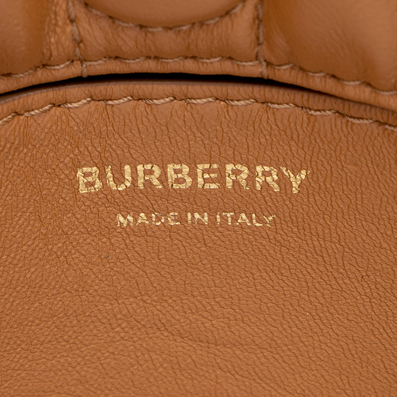 Burberry Medium Quilted Lambskin Lola Bucket Bag