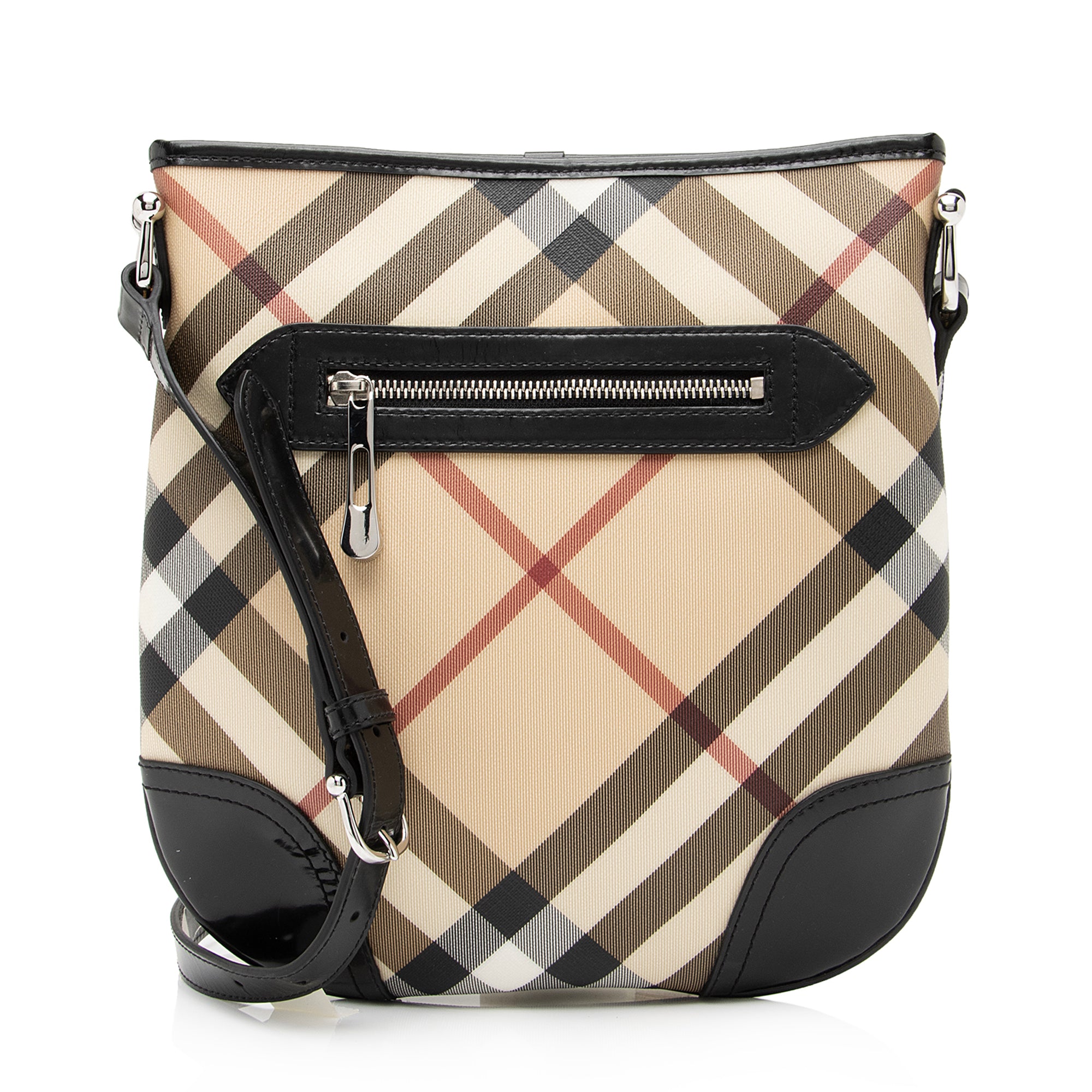 Burberry Super Nova Check Crossbody Bag (SHF-23854)