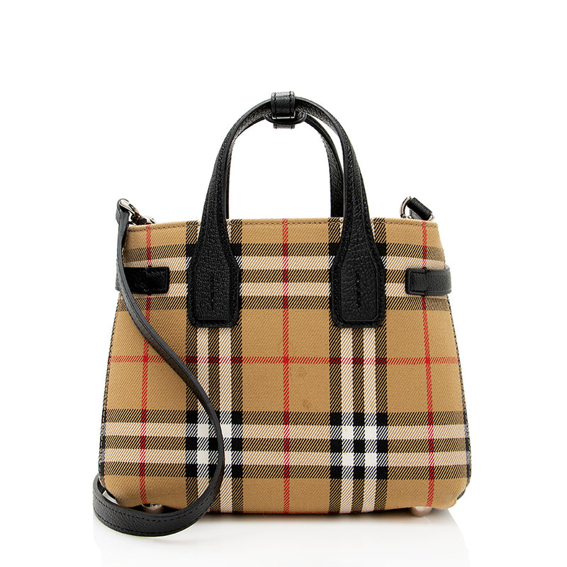 Burberry Vintage Check Banner Baby Tote (SHF-18952)