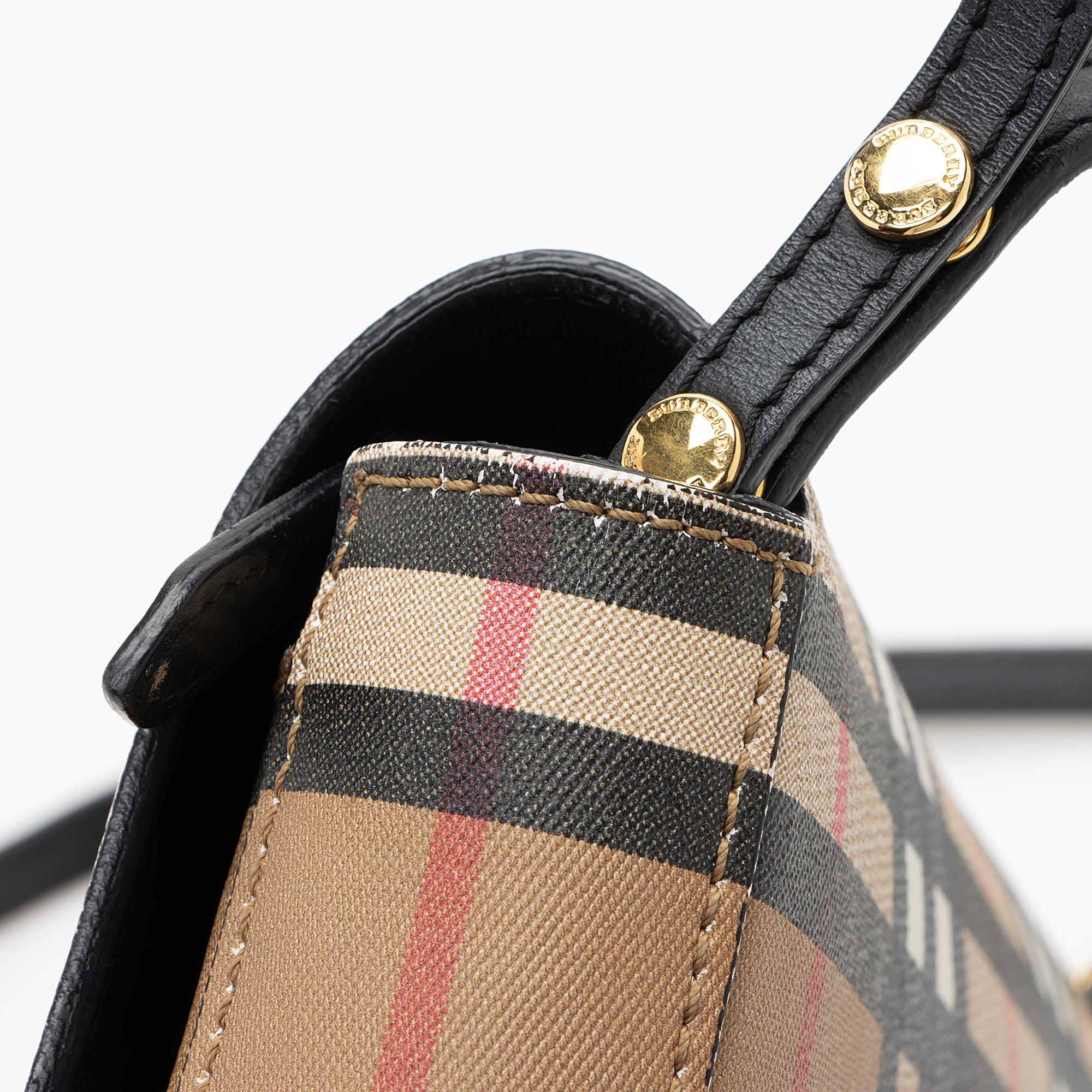 Burberry Vintage Check Wallet with Strap (SHF-22649)