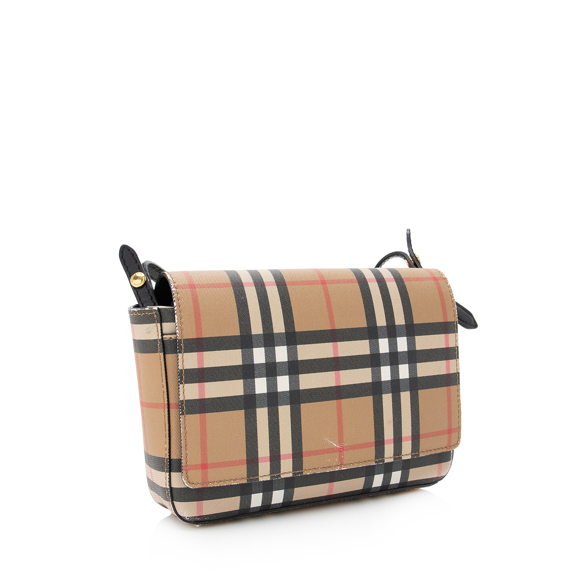 Burberry Vintage Check Wallet with Strap (SHF-22649)