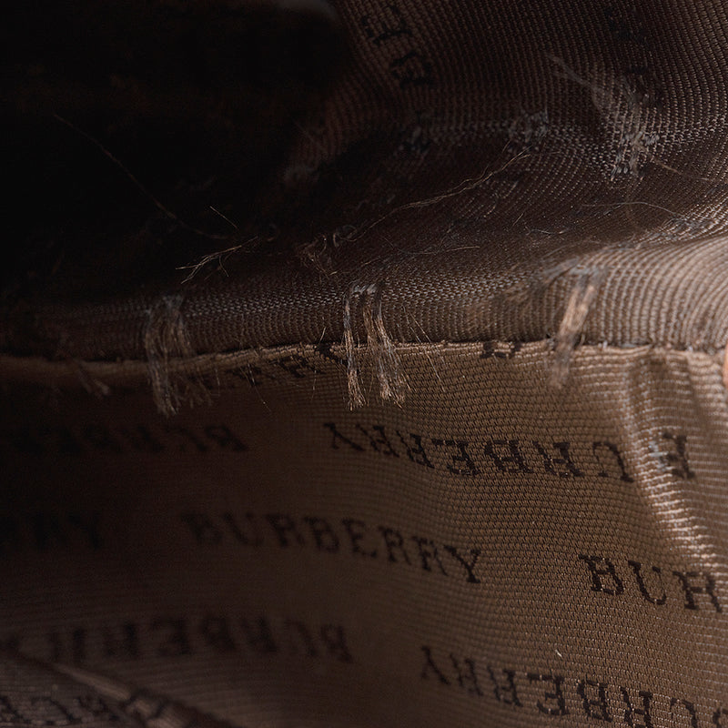 Burberry Vintage Haymarket Check Messenger Bag - FINAL SALE (SHF-18443)