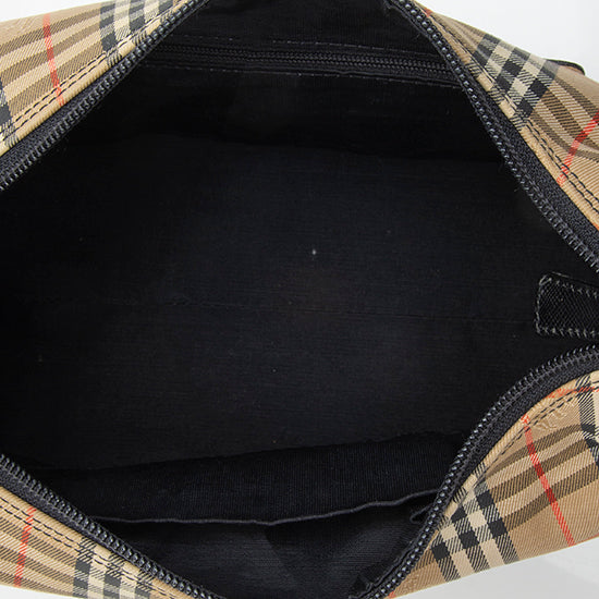 Burberry Vintage Haymarket Check Shoulder Bag (SHF-11495)