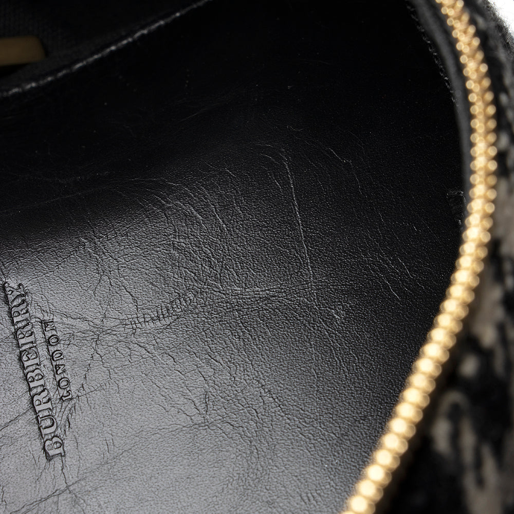 Burberry Wool Nova Check Shoulder Bag (SHF-20309)