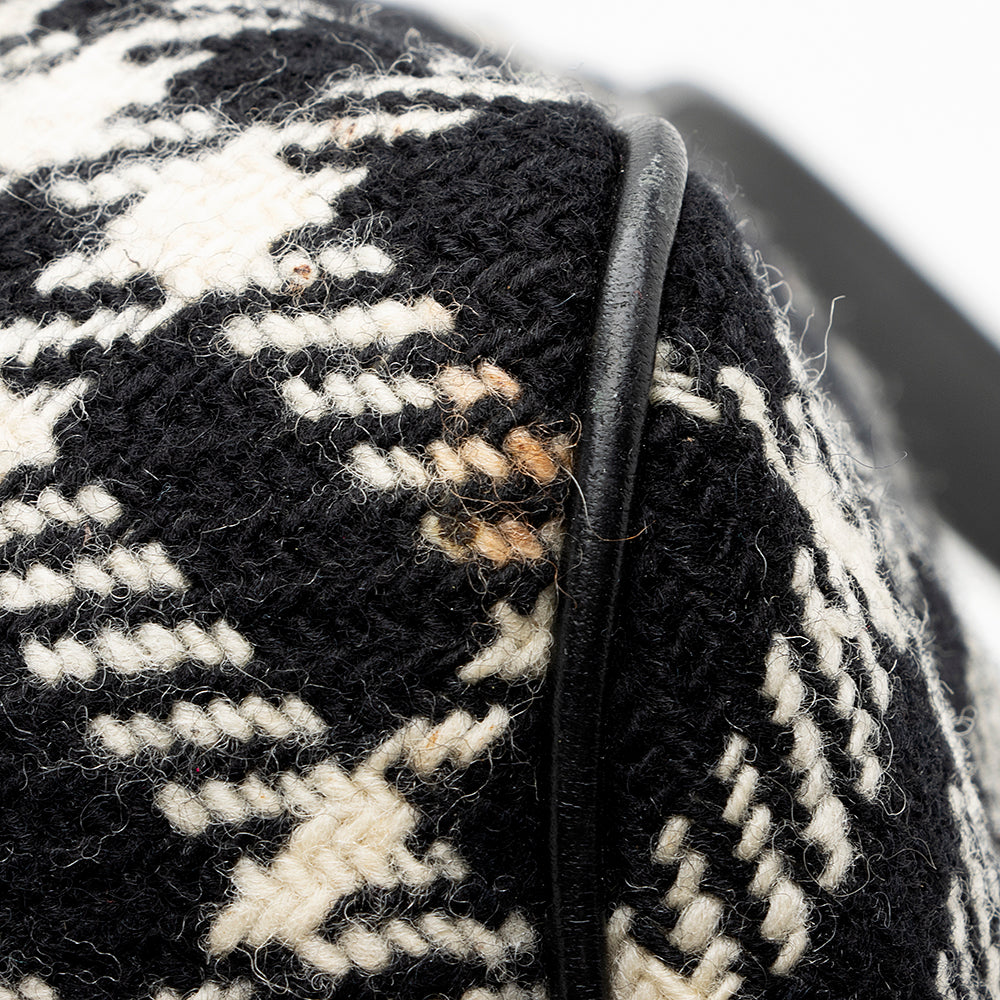 Burberry Wool Nova Check Shoulder Bag (SHF-20309)